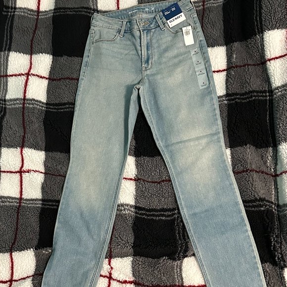 Old Navy- Women's High-Rise Wow Straight Jeans - Picture 1 of 2